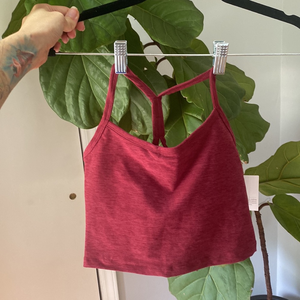 Spacedye Slim Racerback Cropped Tank